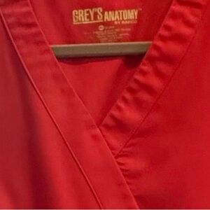 (2-piece set) Grey's Anatomy Women's claret scrub set